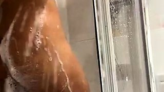 Big boobs milf masturbates with her dildo
