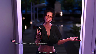 Big Ass Stepsister Seducing Me While Watching a Movie - 3D Hentai Animated Porn - Life in Santa County