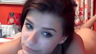 Cute blonde amateur webcam teen masturbating