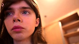 Curly Blonde Teen Records Solo Dildo Masturbation More at