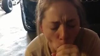 College Babe sucking a huge cock link in description