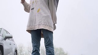 Solo masturbation of a beautiful amateur blonde
