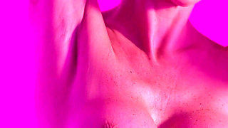 Blonde Tattooed Babe Gets Her Big Tits Covered in Cum