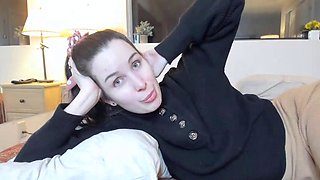 Curly Blonde Teen Records Solo Dildo Masturbation More at