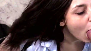 Stunning brunette with big boobs gets fucked wild