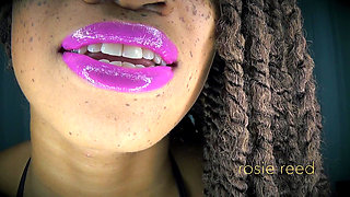 Powerless Against Fuchsia Lips- Pink Lipstick Fetish with Goddess Rosie Reed Mesmerizes You Into Lipstick Slavery- 1080p HD