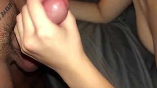 Young Japanese Babe Little PJ Gives Unbelievable Blowjob - Huge Cumshot