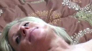 Cougar Milf Celebrates With And Cum