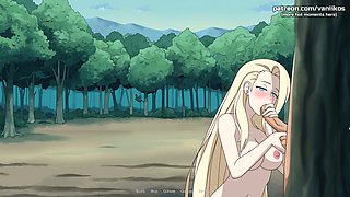 Naruto: Trainer Kunoichi - Teen Ino Yamanaka with big virgin ass has anal sex for the first time. She got creampied - 3