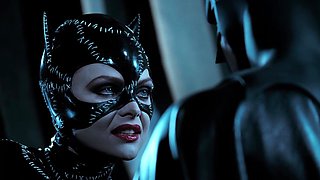 Immoral Catwoman amateur xxx scene