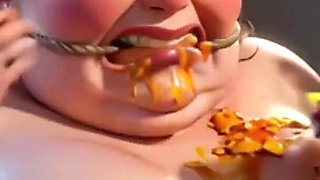 Pathetic Fat Slave Food Play Humiliation - Two Stunning Women