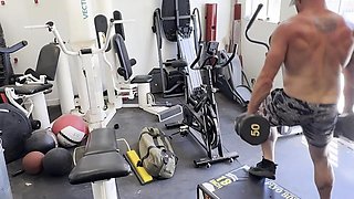 Getting my workout on