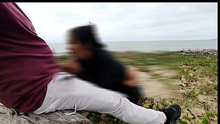 Anal Day at the Beach with Horny Voyers