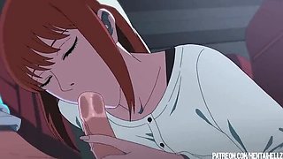 Public Cinema Sex Excites Makima Hentai Anime Fuck