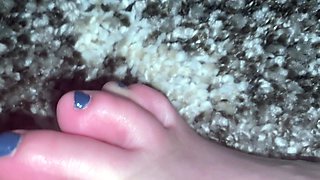 Hot amateur european foot and pantyhose fetish