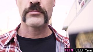 Celestia Vega Strips for Public Nudity to Ride Charles Dera
