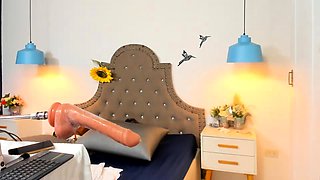 Very Hot Amateur redhead 19yo Teen BBC fuck on Webcam