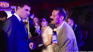 Tough Mariskax and Mariska X's stockings action