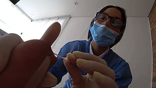 Juicy Nurse seduced patient inro
