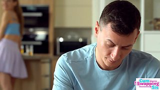 Nata Ocean - "Suck His Dick With Me" As Tiffany Tatum Deep Throats In Steamy Threesome