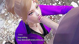 My Girlfriend Suck My Dick After Long Time With Car Toon