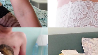 Busty Stepmom Caught Her Virgin Stepson Looking & Let Him Fuck Her