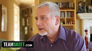 My sex-positive hot teenager nanny let me fuck her