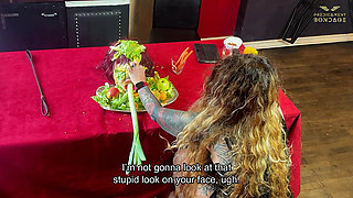 Humiliating the Slave at the Dining Table - Slave’s Head on a Platter (221)