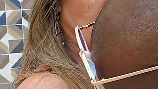 She Has Sex with the Singer of the Funk Party and Lets Him Put It Without a Condom.