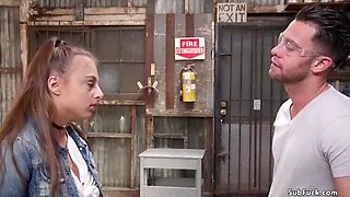 Stepbrother Anal Threesome with Gia Derza and Penny Pax - Bondage, BDSM, and Submission Fuck