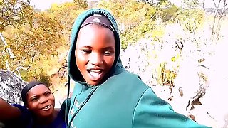 Black Ebony Vintage Massage Comedy in Mountain with Judithxxx & 1Gorret