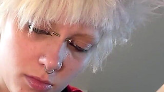 Goth Girl Glitterqueen1999 Ignores You Whilst She Applies Her Makeup, Black Lipstick, Lipstick Fetish Ignore Fetish, Humiliation