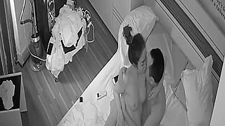 Amateur brunette Michelle with small tit