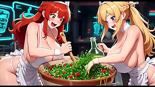 Funny Cook Video, Ai Animation