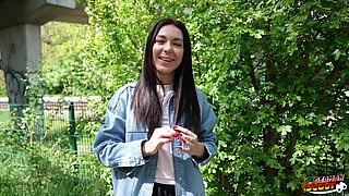 German Scout - Fit Slim Teen Viks Angel Pick up for Hard Casting Fuck in Germany
