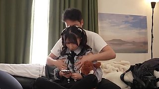 Akari Maishima First Time Teen Fucked Hard in Uniform - Raw Creampie Missionary Sex