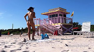 Sexdate amateurs at the public beach 2