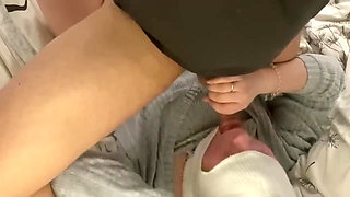 Fucked My Girlfriend in the Mouth and Then Cum in the Pussy! Masked Teens!.