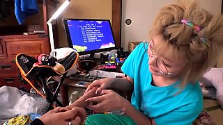 Japanese teen handjob in bus full of people