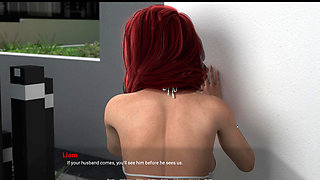 Fucking redhead MILF in public in front of her husband(Away from home PART_6)