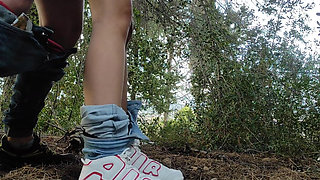 Cumming Inside a Girl in the Woods