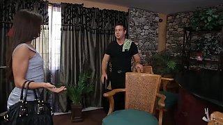 Jynx Maze Tearing up In The Bed With Her Diminutive Inborn Fun bags - Chad White