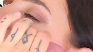 Craving Alexa Throat Fills Her Mouth with Toby Dick's Cock!