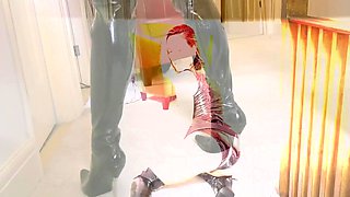 Blonde emo amateur solo masturbation