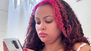 Chubby Gassy Girl Morning Toilet Farts Natural Gassy Moment