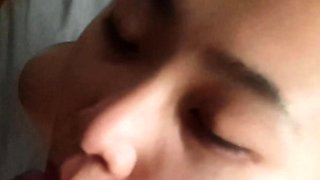 Mature asian blowjob handjob voyeur in room