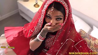 Desi Virgin Bride Fucked Hard on Suhagraat by Her Husband