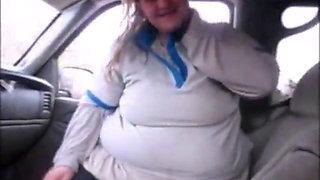 Wife Sucking off a Fan While at Work - Sucking Him Deep & Swallowing