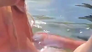 Monika Fox with Girlfriend Have Fun Outdoors