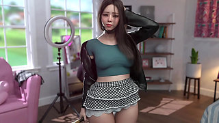 Hiro Caught Japanese Stepsister Ass Video In Computer